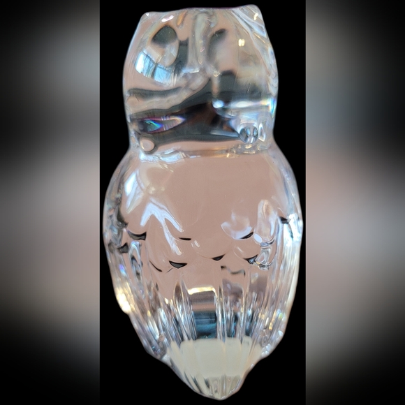 Princess House Crystal Clear Owl Figurine - Picture 4 of 5